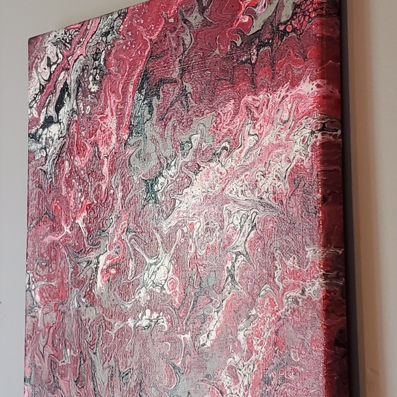 Acrylic Fluid Art on Canvas - Picture 2 of 3